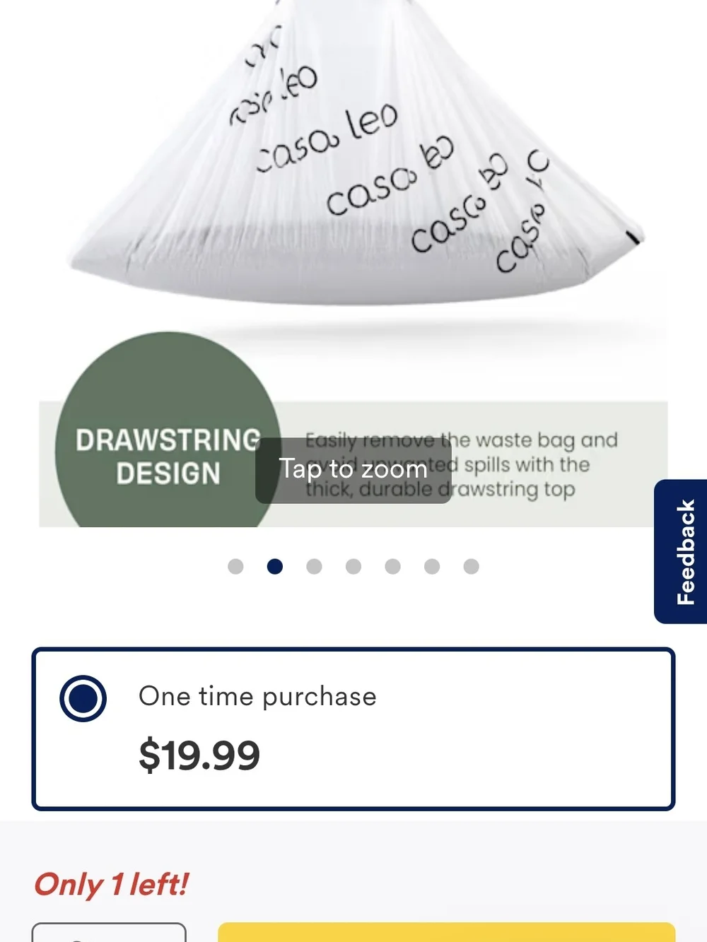 Unscented Waste Drawer Liner Bags - White (25 ct)
